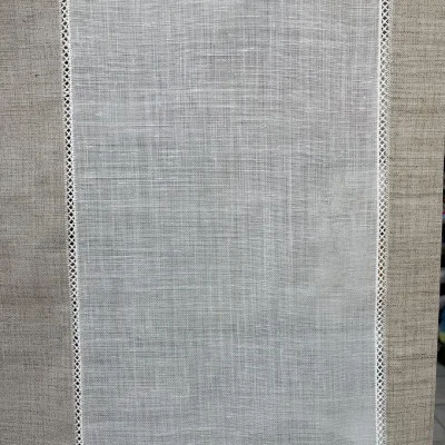 Tendina misto lino a fasce 2