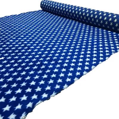 Pelliccetta carnevale blu elettrico bianco stelle grandi (3)