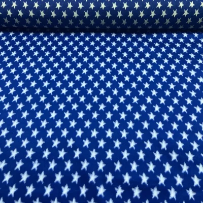 Pelliccetta carnevale blu elettrico bianco stelle grandi (6)