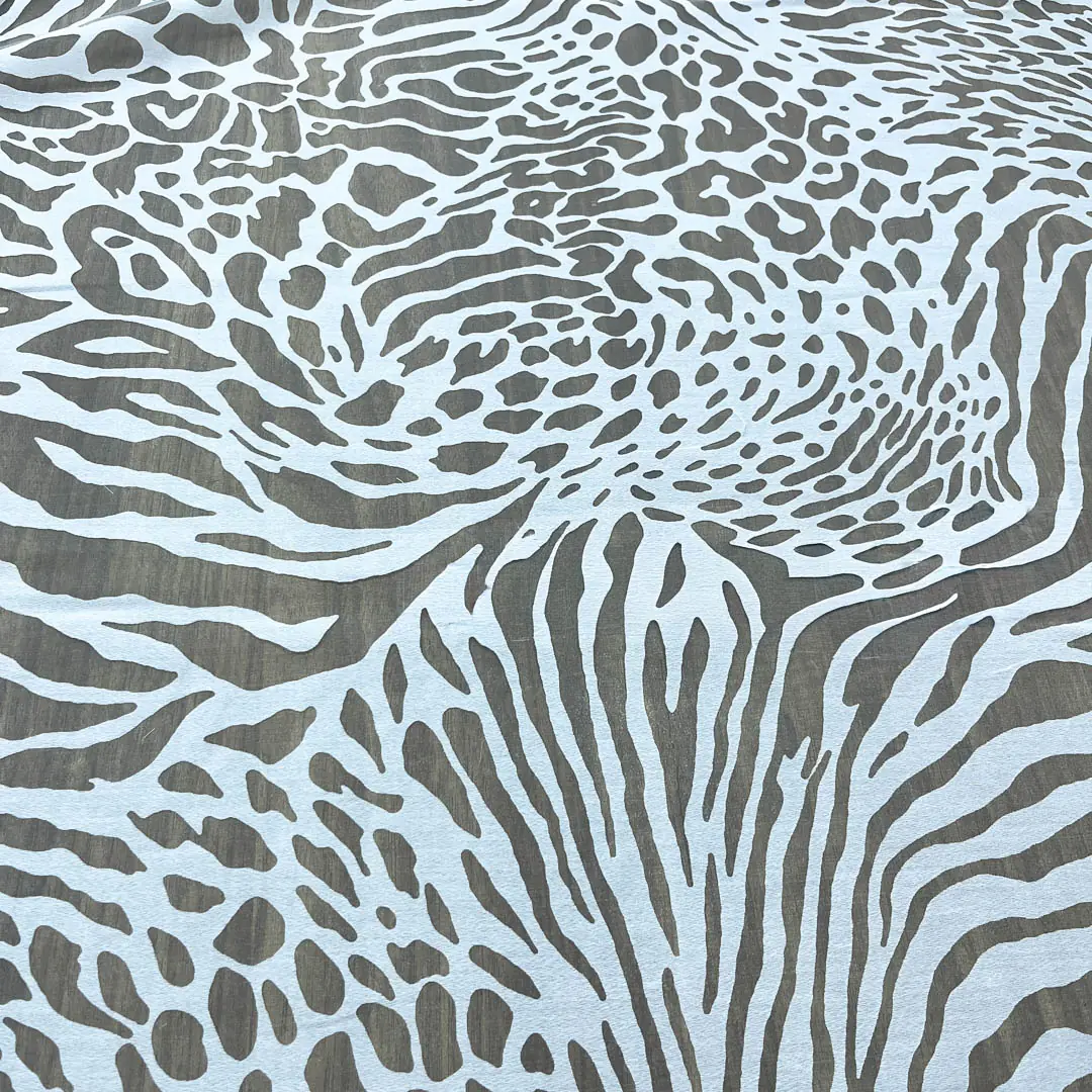 Tendaggio effetto devorè fantasia astratta – bianco (3)