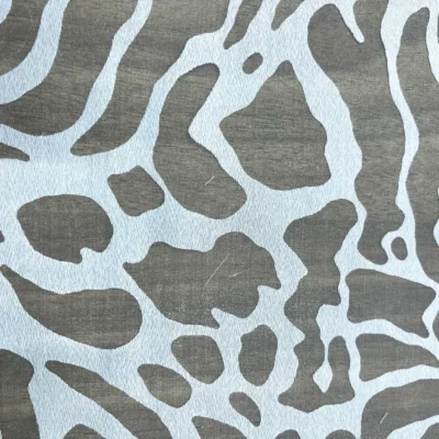 Tendaggio effetto devorè fantasia astratta – bianco (5)