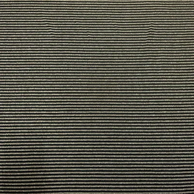 Tessuto maglina dorata e nera a righine al metro (3)