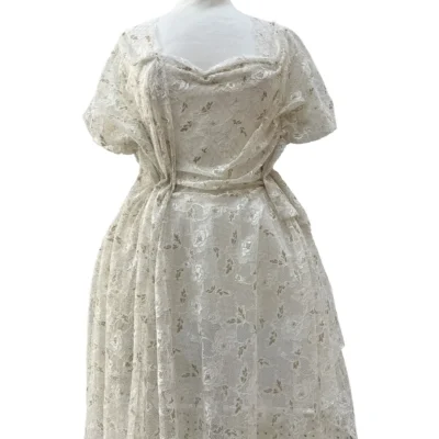 pizzo chantilly lurex oro 8