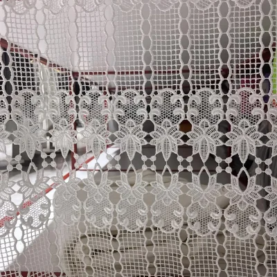 tenda in macramè al metro due altezze pizzo francese 3