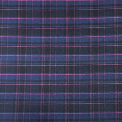 tessuto in lana tartan scozzese al metro blu nero magenta (1)