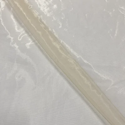 tessuto per tende in organza avorio 320 cm senza piomibino (2)