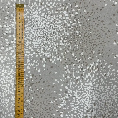 Tendina a schizzi di colore in devorè 2