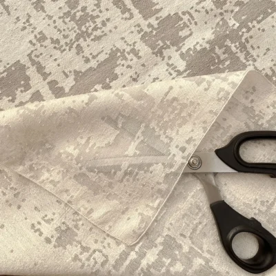 Tessuto per tende in devor&egrave; astratto firmato capricci 16