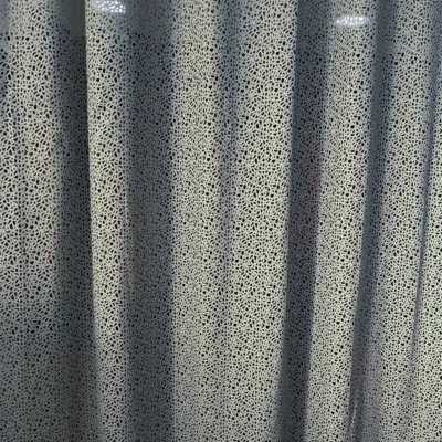 Tessuto per tende in devor&egrave; fantasia astratta firmato Via Roma 60 1