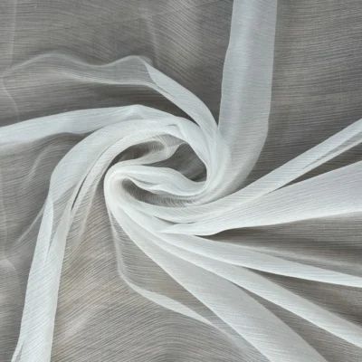 Voile di pura seta goffrata Made in Italy 10