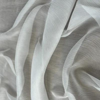 Voile di pura seta goffrata Made in Italy 11