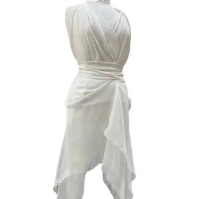 Voile di pura seta goffrata Made in Italy 7