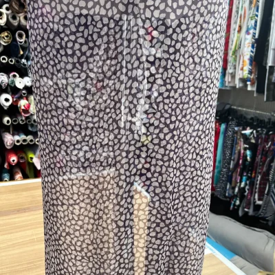 Chiffon di seta goffrata fantasia tartaruga 4