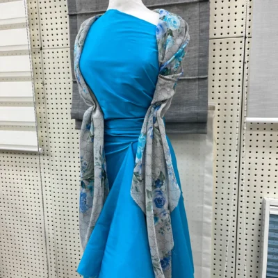 Taffet&agrave; in pura seta effetto shantung - 6 Varianti colore Alt.150 cm 3