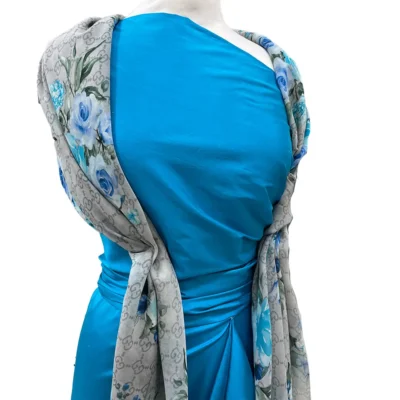 Taffet&agrave; in pura seta effetto shantung - 6 Varianti colore Alt.150 cm 2