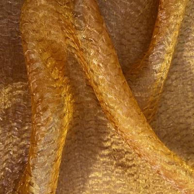 tenda organza goffrata arancio bronzato 4