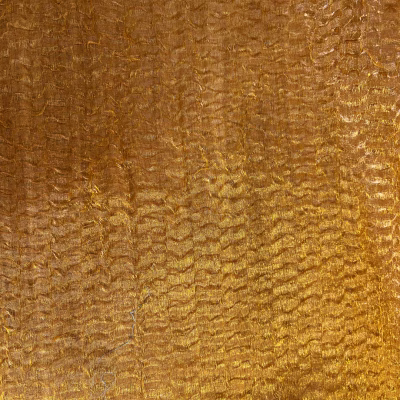 tenda organza goffrata arancio bronzato 3