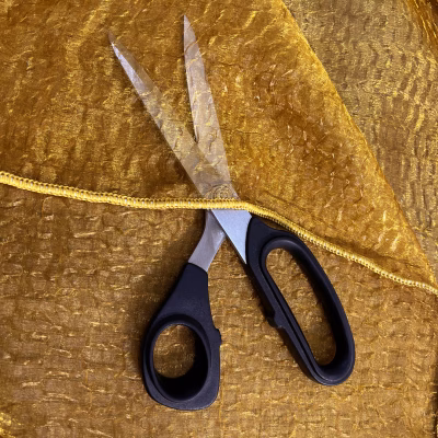 tenda organza goffrata arancio bronzato 2