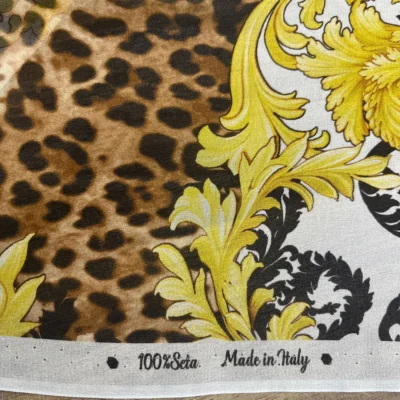 seta Versace oro leopardato 2