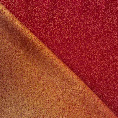 Tessuto lurex rosso oro screziato al metro (3 (3)