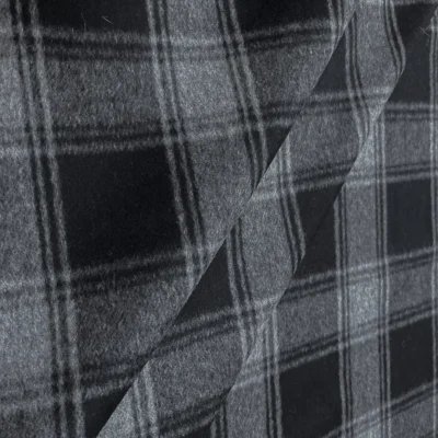 panno poliestere grigio e nero