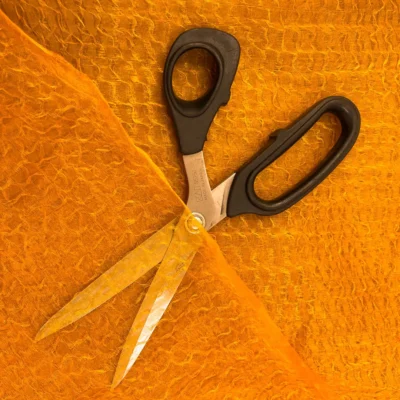 tende organza goffrata arancio carota 3