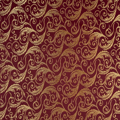 tessuto damascato lam&egrave; tovaglie arredo oro rosso scuro (10)