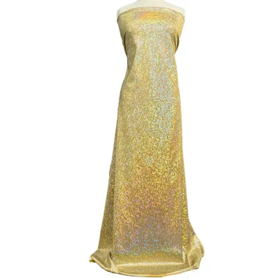 mannequin tessuto lycra glitterata iridescente