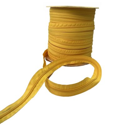 Cerniera lampo multiuso da 5 mm di plastica gialla 3