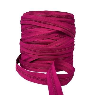 Cerniera lampo multiuso da 5 mm di plastica violetta 2