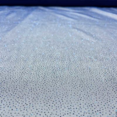 Tulle glitterato blu 8