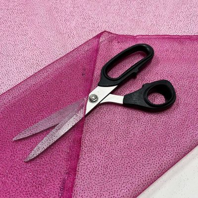 Tulle glitterato magenta 5