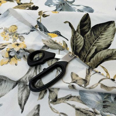 Tessuto milleusi in puro cotone stampa vintage naturale 5