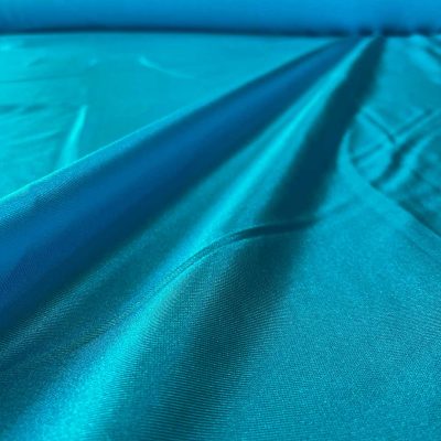 Tessuto elasticizzato effetto maglina turchese 4