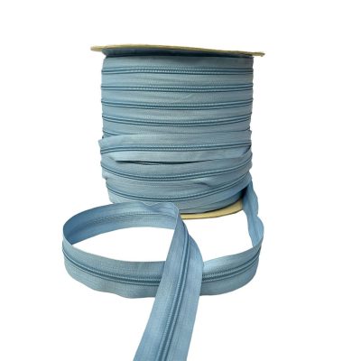 Cerniera lampo multiuso da 5 mm di plastica azzurro 3