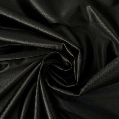 Tessuto elasticizzato effetto maglina nero 4