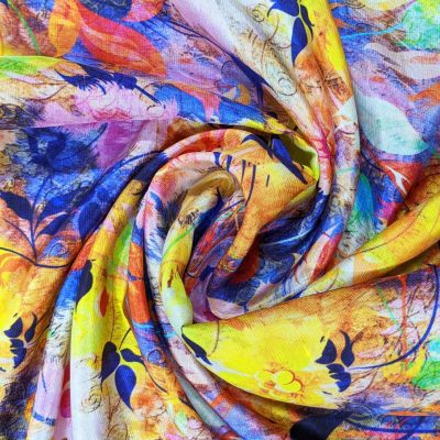 Seta Floreale Alta Moda Alt.150 cm