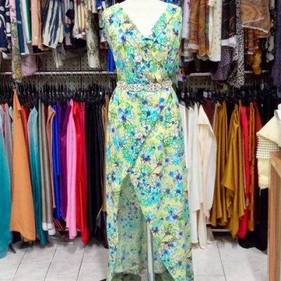 Seta Floreale in contrasto 150 cm