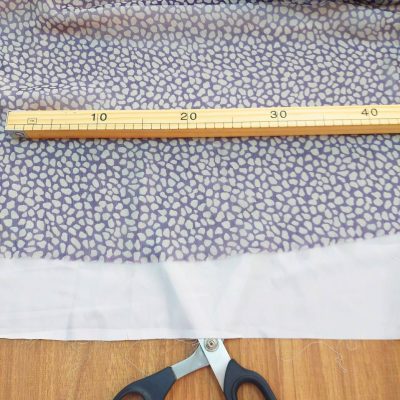 Seta groffata chiffon fantasia tartaruga Alt.145cm