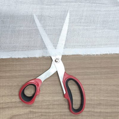 Tessuto per tende seta mista tinta unita effetto stropicciato 4