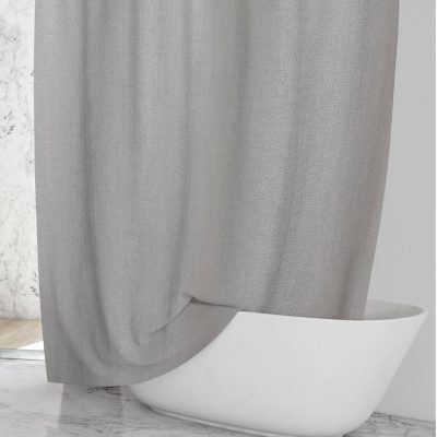 Tendaggio moderno in lamè colori argento bianco e grigio 2