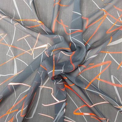 Chiffon di seta collezione 2022 Made in Italy Alt.145 cm