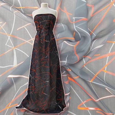 Chiffon di seta collezione 2022 Made in Italy Alt.145 cm