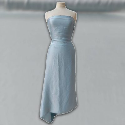 Morbida seta color celeste Alt.120 cm