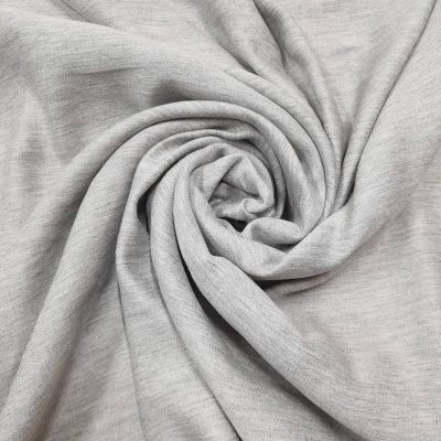 Tessuto in cotone grigio melange Alt.140 cm