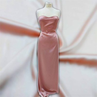 Tessuto raso rosa cipria Alt.150 cm