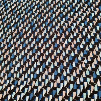 Scampolo Raso made in Italy a fantasia astratta Alt.150 cm