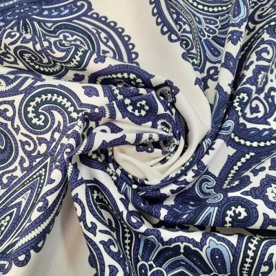 Tessuto elasticizzato fantasia astratta Alt.145 cm