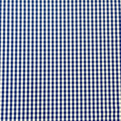 Tovagliato in cotone teflonato a quadretti - bianco e blu Alt.140cm