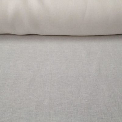 Tessuto puro lino da abbigliamento - bianco naturale Alt.150 cm - 2